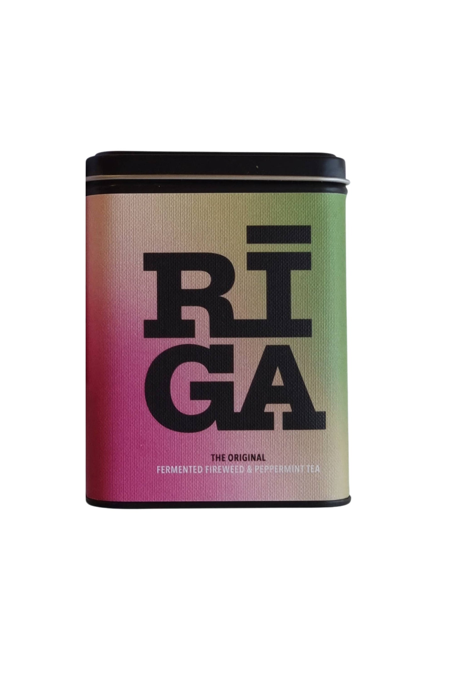 RIGA Original x PLŪKT Gefermenteerde thee van wilgenroosje en pepermunt